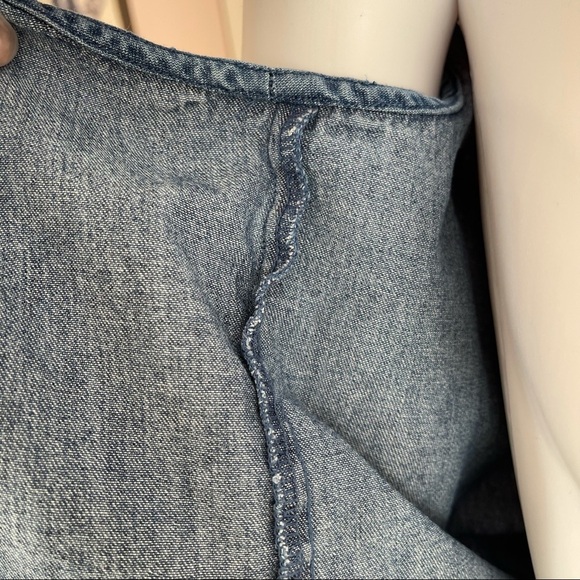 Marsh Landing Blues Women’s Denim Sleeveless Top size Large - Picture 7 of 11